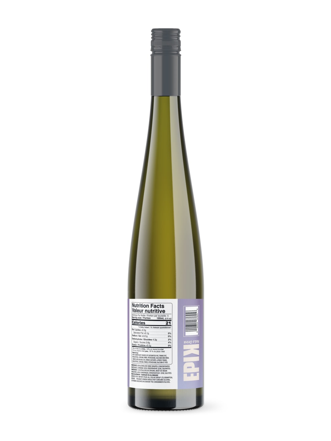 EPIK Sauvignon back label